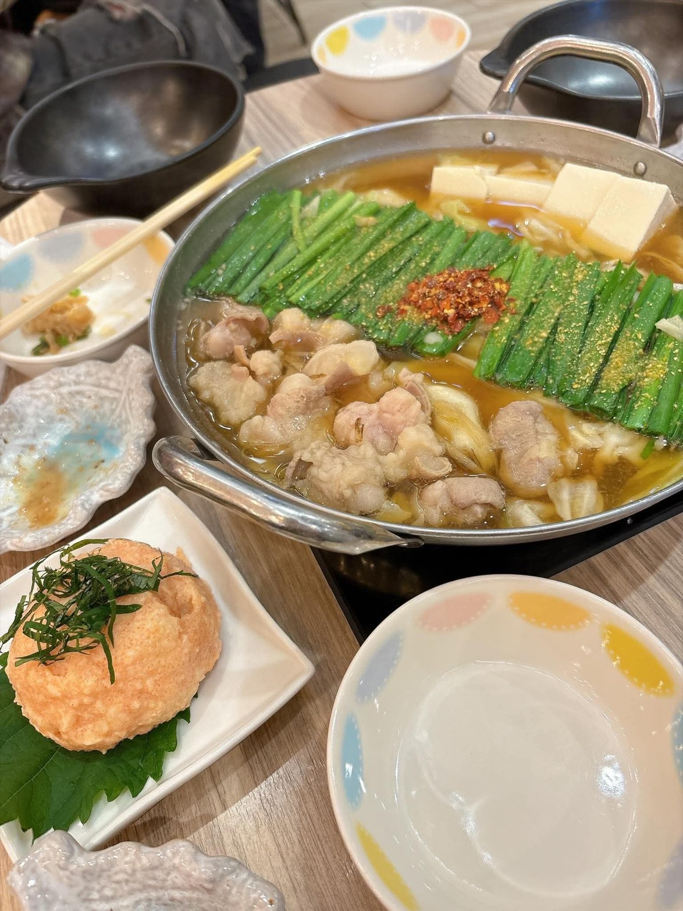 福岡でのグラフィックレコーディングの仕事のあとに食べたもつ鍋